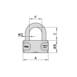 Obešanka cilindrična Viro model 100